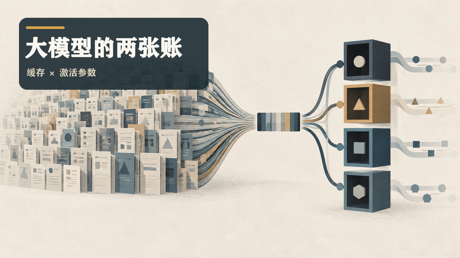 Featured image of post DeepSeek-V2/V3：大模型的两张账，为什么 MLA 与 MoE 要一起看